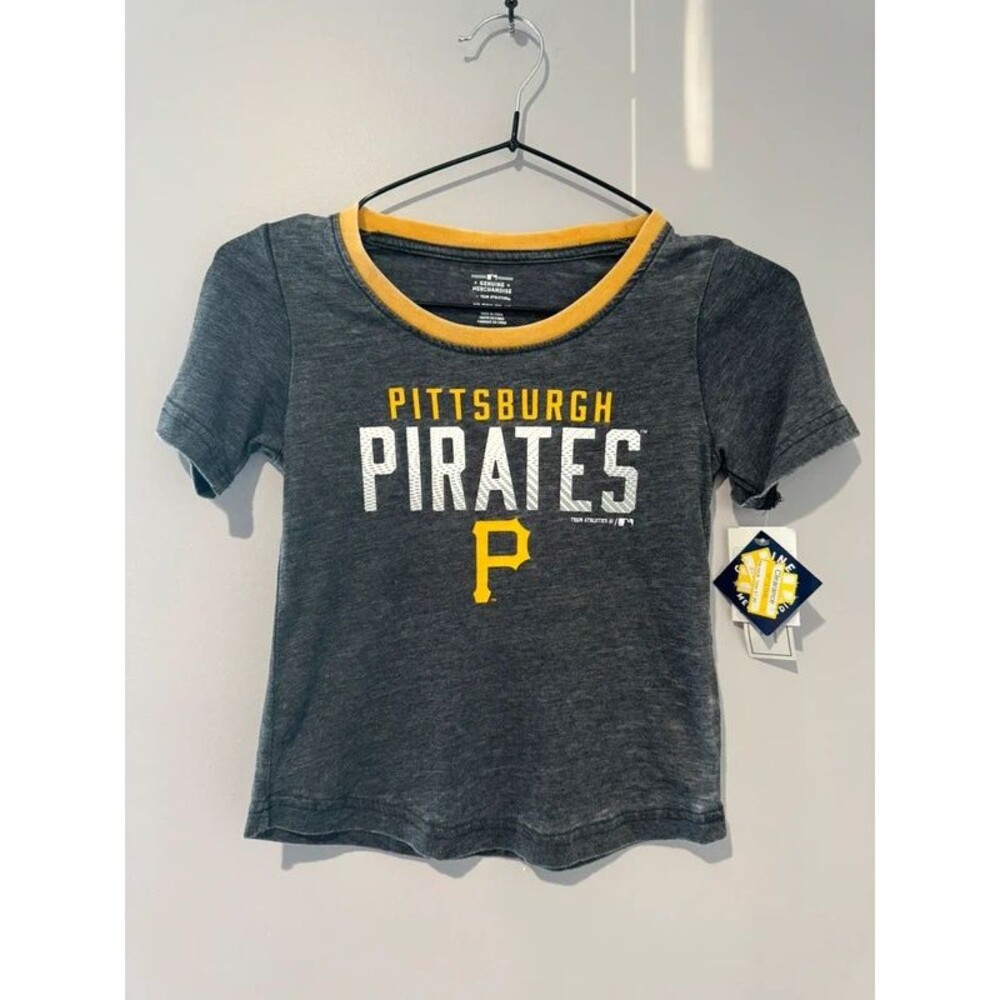 MLB Merch Pirates Tshirt for Girls XS 4/5